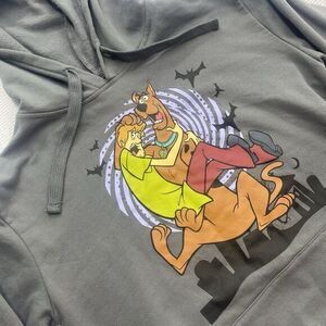 Scooby Doo & Shaggy Medium Halloween Spooky Bat Fleece Pullover‎ Hoodie